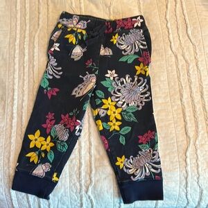 Tea Collection Floral Baby Girls Joggers 12-18 months